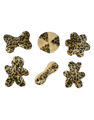 Mammoth Pet Products Jungle Plush Dog Toys Assorted 1ea/54 Piece