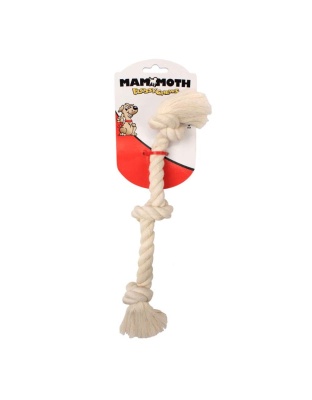 Mammoth Pet Products 100% Cotton 3 Knot Rope Tug Toy Multi-Color 1ea/20 in, MD