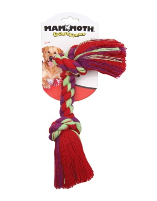 Mammoth Pet Products Cotton Blend Color Rope Bone Dog Toy Assorted 1ea/12 in, MD