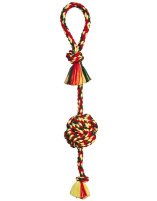 Mammoth Pet Products Monkey Fist Tug Dog Toy Multi-Color 1ea/18 in, SM