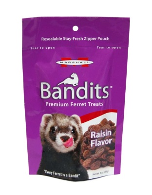 Marshall Pet Products Bandits Ferret Treat Raisin 1ea/3 oz