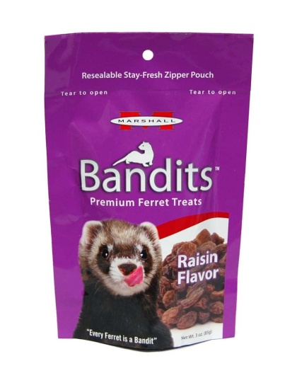 Marshall Pet Products Bandits Ferret Treat Raisin 1ea/3 oz