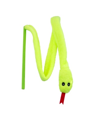 Marshall Pet Products Ferret Teaser Snake Toy Green 1ea/One Size