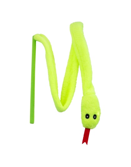 Marshall Pet Products Ferret Teaser Snake Toy Green 1ea/One Size