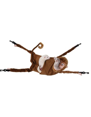 Marshall Pet Products Ferrets Hangin' Monkey Hammock Brown 1ea
