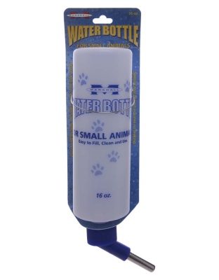 Marshall Pet Products Water Bottle for Small Animals Clear, Blue 1ea