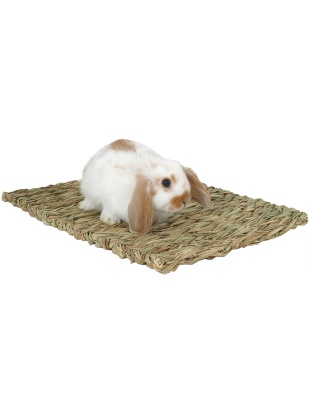 Marshall Pet Products Woven Grass Mat for Small Animals Yellow 1ea