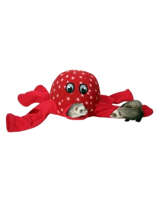 Marshall Pet Products Ferret Octo-Play Toy Octopus Red 1ea/One Size