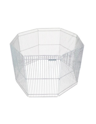 Marshall Pet Products Small Animal Play Pen White 1ea