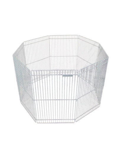 Marshall Pet Products Small Animal Play Pen White 1ea
