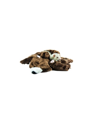 Marshall Pet Products Bear Rug for Small Animals Brown 1ea