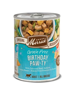 Merrick Dog Birthday Pawty 12.7oz. (Case of 12)