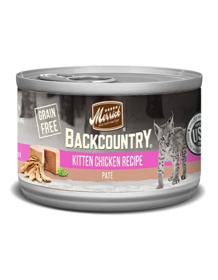 Merrick Cat Backcountry Kitten Pate 5.5oz. (Case Of 24)