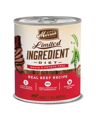 Merrick Dog Limited Ingredient Grain Free Beef 12.7oz.