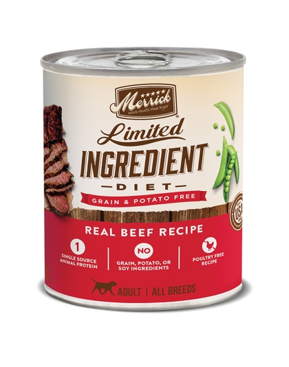 Merrick Dog Limited Ingredient Grain Free Beef 12.7oz.