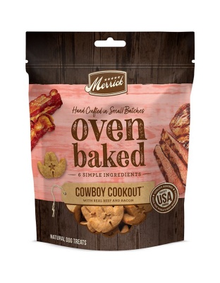 Merrick Dog Oven Baked Cowboy Cookout Beef 11oz. (Case Of 6)