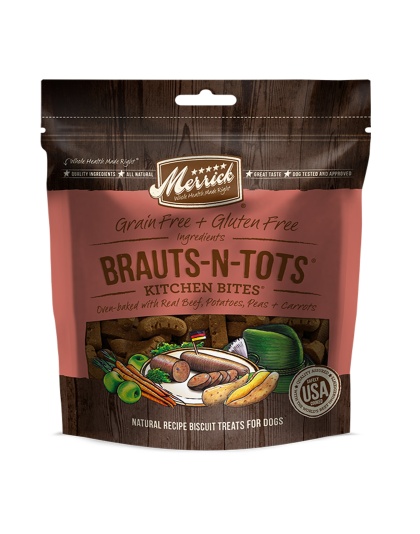 Merrick Kitchen Bites Brauts-N-Tots 9 oz.