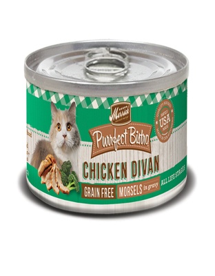 MERRICK CAT PURRFECT BISTRO GRAIN FREE CHICKEN DIVAN 5.5oz. (Case of 24)