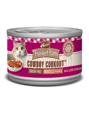 MERRICK CAT PURRFECT BISTRO GRAIN FREE COWBOY COOKOUT 3oz. (Case of 24)