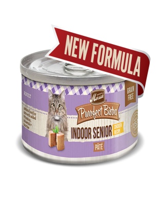 Merrick Cat Purrfect Bistro Pate Senior Indoor 3oz. (Case of 24)