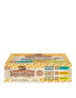 Merrick Merrick Purrfect Bistro Poultry Variety Pack 5.5 Oz.(Case Of 12)