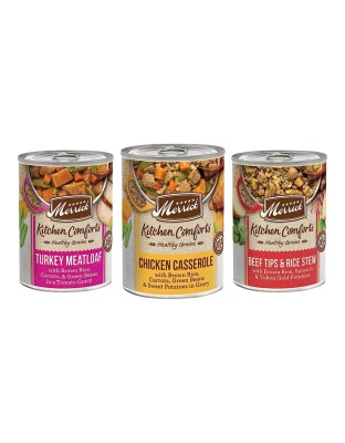 Merrick Dog Comfort Kitchen 12.7oz. Variety Pack (Case of 12)