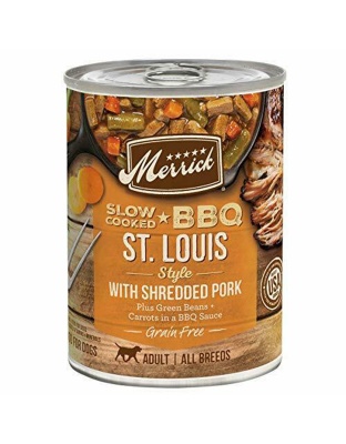 Merrick Dog Slow Cooked Grain Free Louis Pork 12.7oz. (Case of 12)