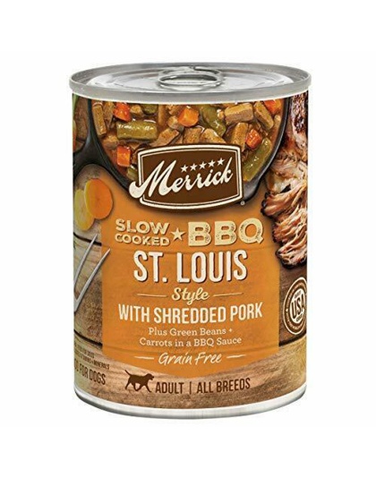 Merrick Dog Slow Cooked Grain Free Louis Pork 12.7oz. (Case of 12)