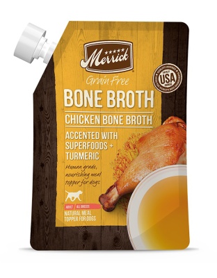 Merrick Dog Bone Broth Grain Free Chicken 7oz. (Case of 14)