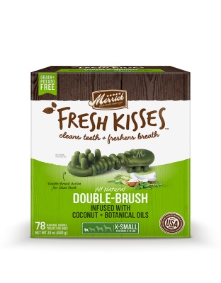 Merrick Fresh Kisses Coconut Oil For Extra Small Dogs (7-17 Lbs) 24oz.