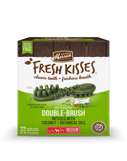 Merrick Fresh Kisses Coconut Oil For Medium Dogs (30-70 Lbs) 23oz.