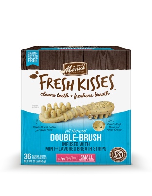 Merrick Fresh Kisses Mint Breath Strips For Small Dogs (17-30 Lbs) 23oz.