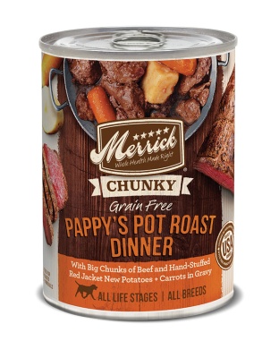 Merrick Dog Chunky Pappy Pot Roast 12.7oz. (Case of 12)