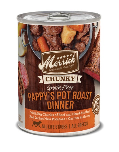 Merrick Dog Chunky Pappy Pot Roast 12.7oz. (Case of 12)