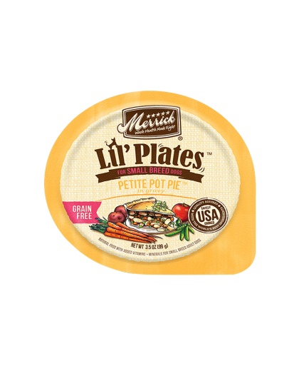 Merrick Lil Plates Grain Free Petite Pot Pie Dog Food 3.5oz. (Case of 12)