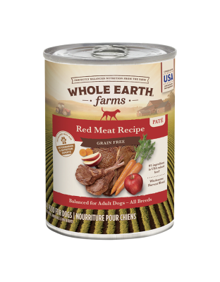 Earth Farms Dog Grain Free Red Meat 12.7oz. (Case of 12)