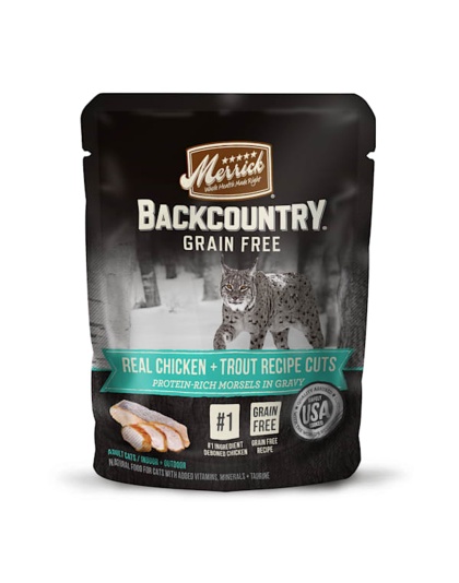 Merrick Cat Backcountry Real Chicken And Trout 3oz. (Case of 24)