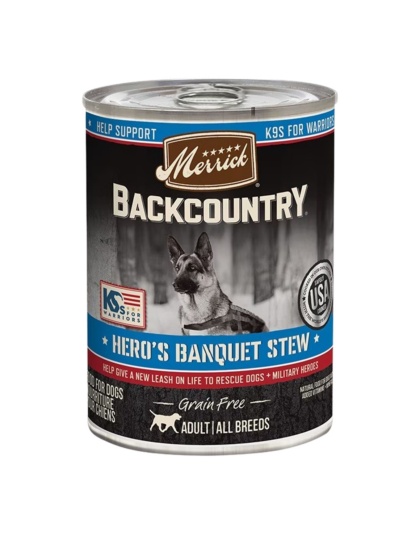 Merrick Dog Backcountry Hero Banquet 12.7oz. (Case of 12)