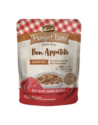 PURRFECT BISTRO CAT GRAIN FREE GRAVIES BEEF 3oz. (Case of 24)
