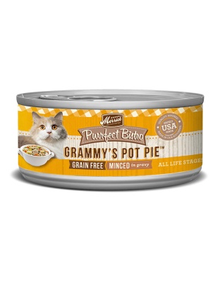 MERRICK CAT PURRFECT BISTRO GRAIN FREE MINCED GRAMMYS 5.5oz.(Case of 24)