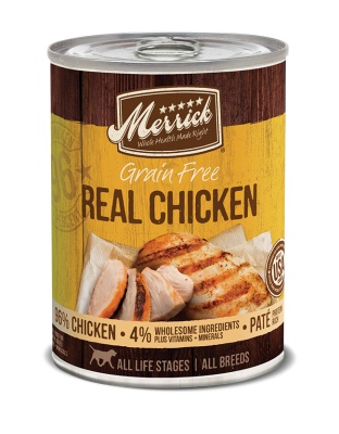 Merrick Dog Grain Free Real Chicken 12.7oz. (Case of 12)