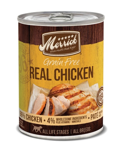 Merrick Dog Grain Free Real Chicken 12.7oz. (Case of 12)