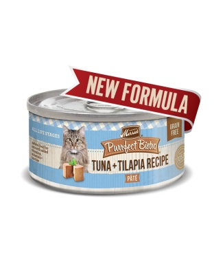 Merrick Cat Purrfect Bistro Pate Tuna & Tilapia 5.5oz. (Case of 24)