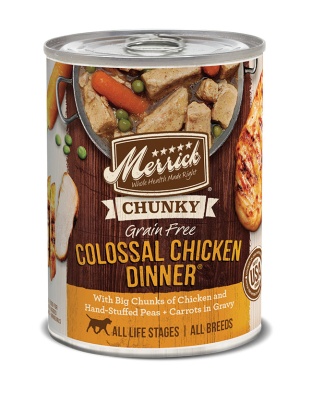 Merrick Dog Chunky Colossal Chicken 12.7oz. (Case of 12)