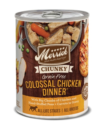 Merrick Dog Chunky Colossal Chicken 12.7oz. (Case of 12)