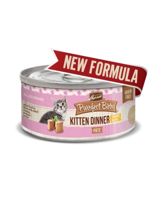 Merrick Cat Purrfect Bistro Pate Kitten 3oz. (Case of 24)