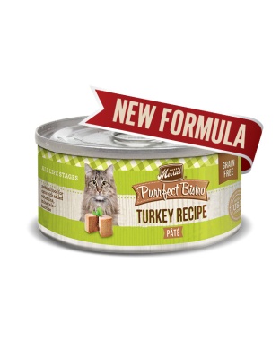 Merrick Cat Purrfect Bistro Turkey Pate 5.5oz. (Case of 24)