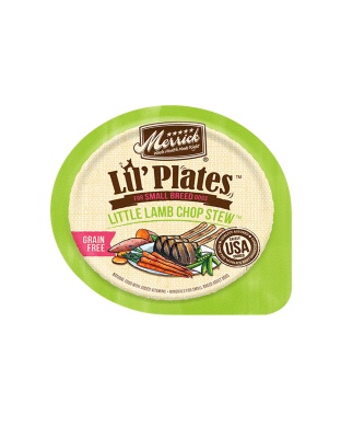 Merrick Lil Plates Grain Free Little Lamb Chop Stew Dog Food 3.5oz. (Case of 12)
