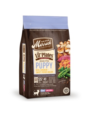 Merrick Lil Plates Grain Free Puppy Real Chicken And Sweet Potato Recipe 12 Lbs