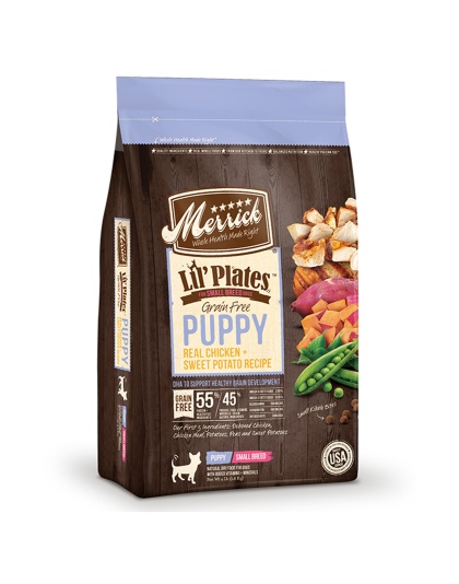 Merrick Lil Plates Grain Free Puppy Real Chicken And Sweet Potato Recipe 12 Lbs